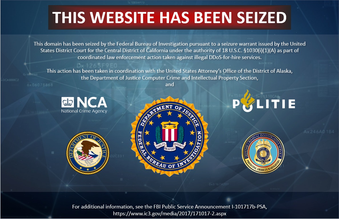 Request.rip website seizure banner