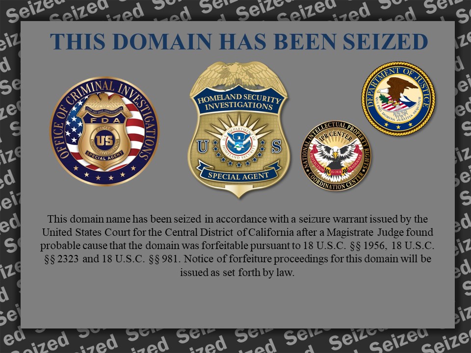 Palm Springs Baby Blues website seizure banner