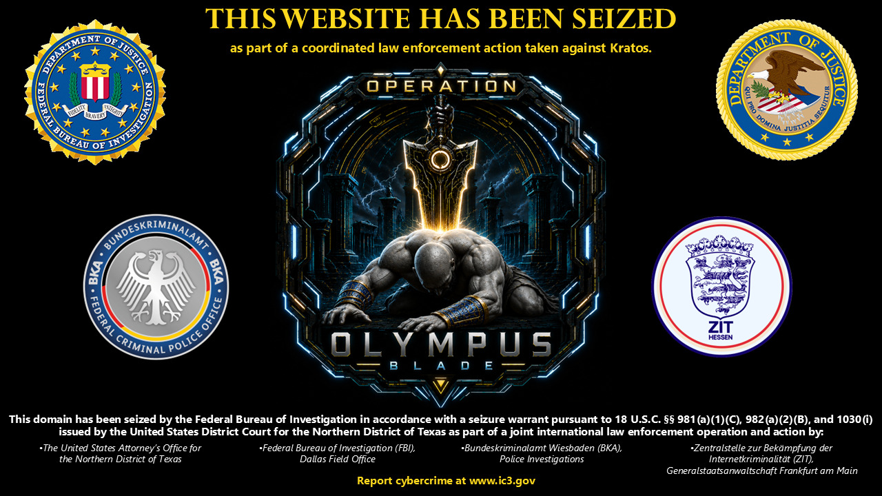 Kratools.com website seizure banner